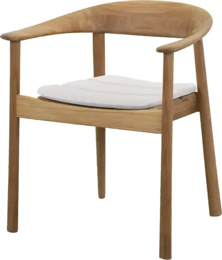 Bilde av Majestic stol m/armlen sittepute Sand, AirTouch