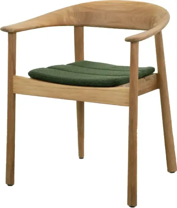 Majestic stol m/armlen sittepute Dark green, Rise