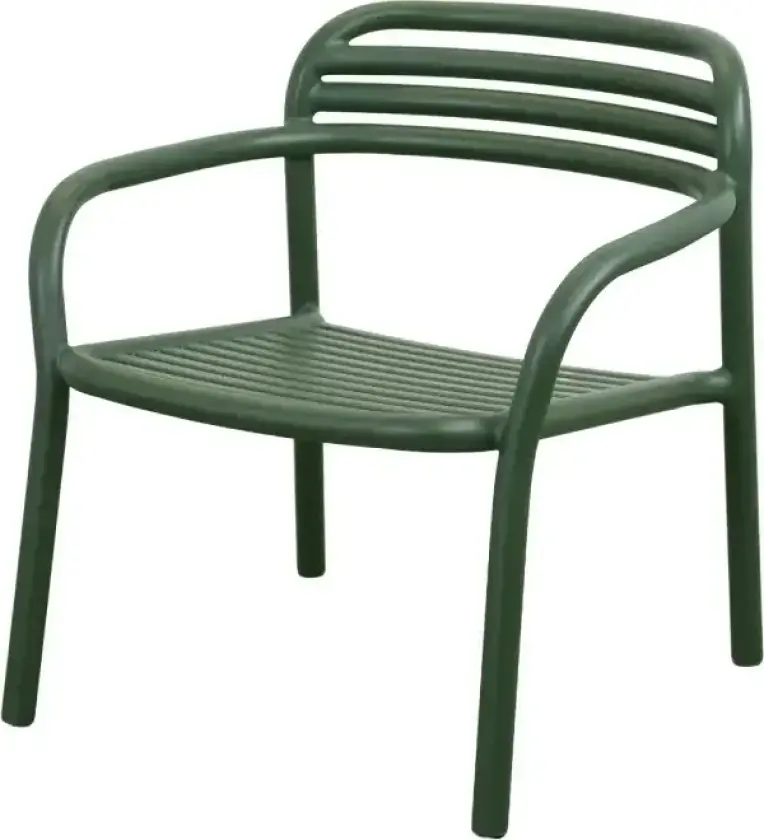 Bliss lenestol, stabelbar Dark green, aluminium