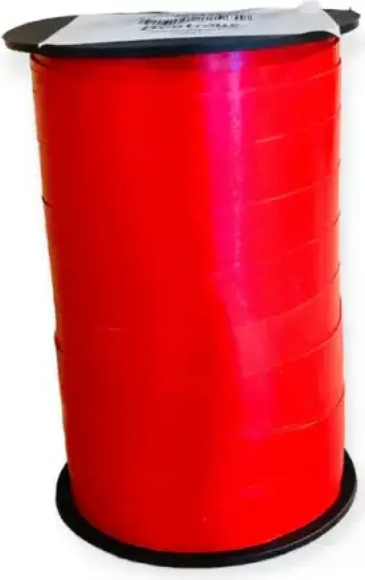 Rødt gavebånd 100m | Pakkebånd til julegaver