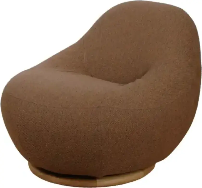 Bilde av Gem lenestol m/teak dreie Umber brown, Rise