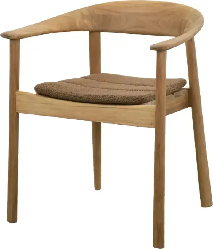 Majestic stol m/armlen sittepute Umber brown, Rise