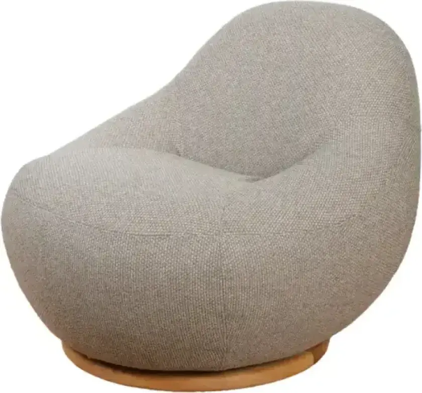 Gem lenestol m/teak dreie Light brown, Rise