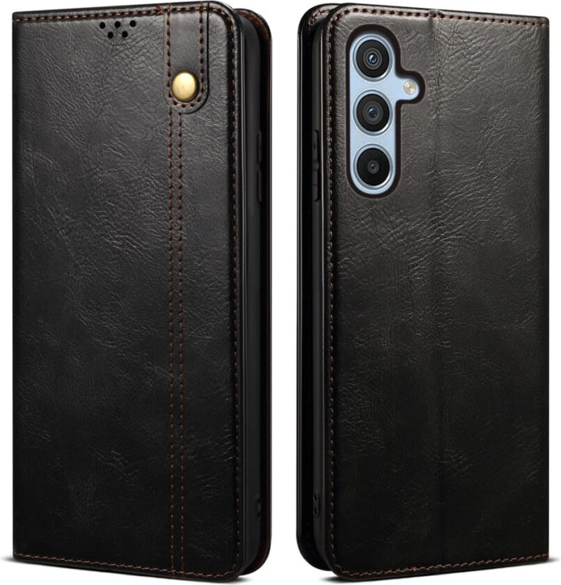 Til Samsung Galaxy S25 Lommebok-deksel - Svart