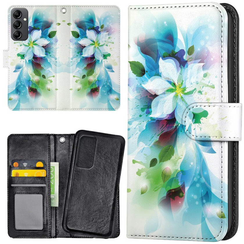 Samsung Galaxy S24 Plus - Lommebok Deksel Blomst