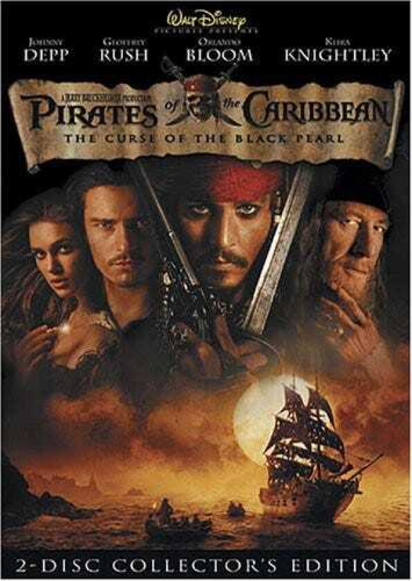 Pirates Of Caribbean: Curse Of Black Pearl DVD