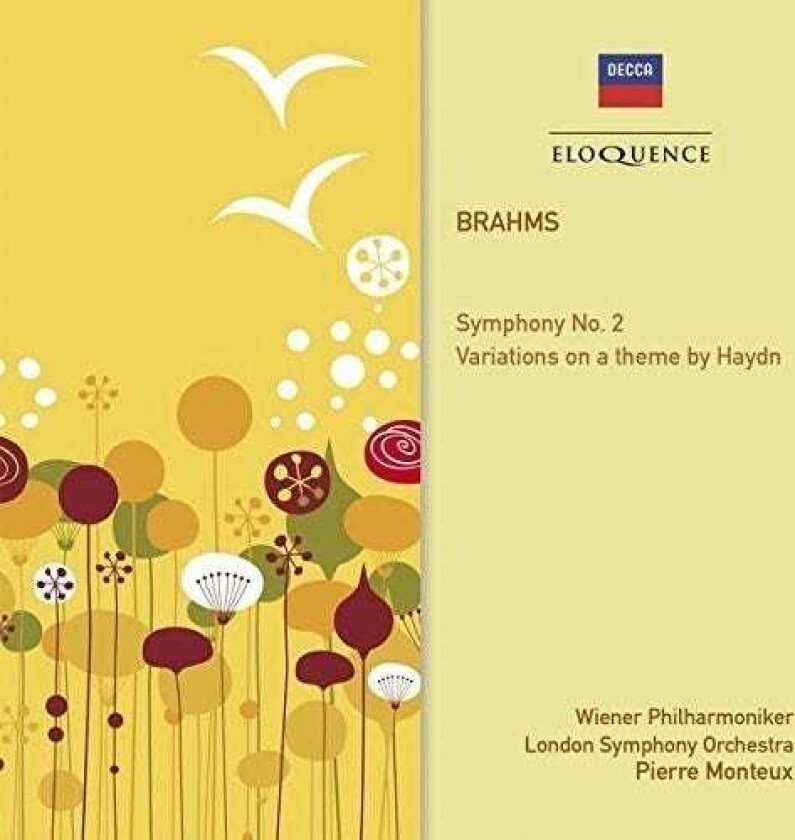 Brahms: Sym 2 Variations On A Theme By Haydn CD