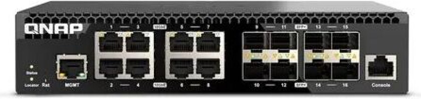 QSW-M3216R-8S8T - switch - 16 ports - Managed - rack-mountable