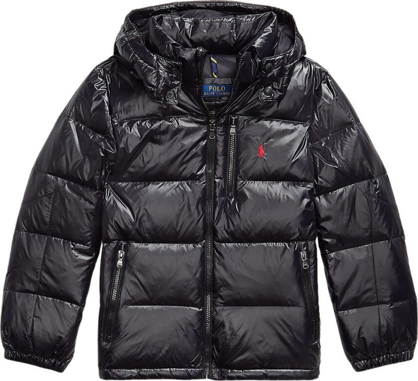 Dunjakke - Polo Black - - 8 år (128) - Dunjakke