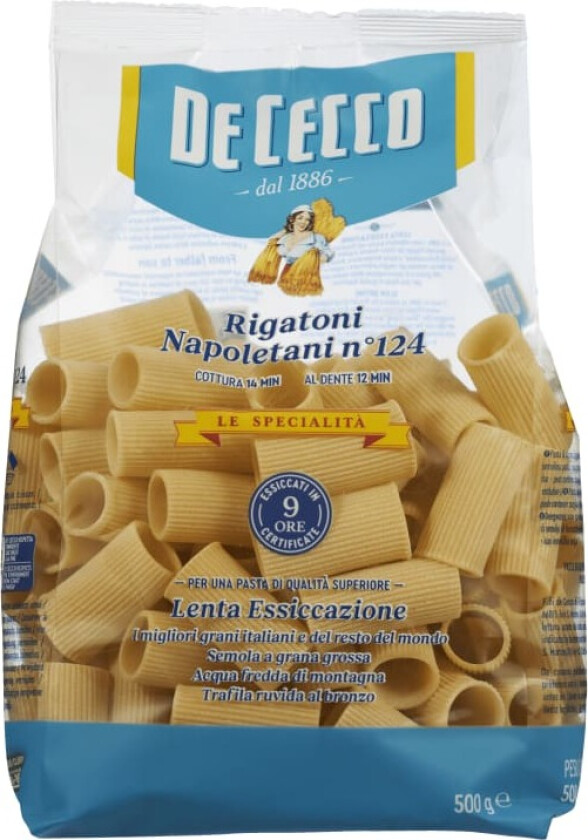 De Cecco Rigatoni Napoletani 500g