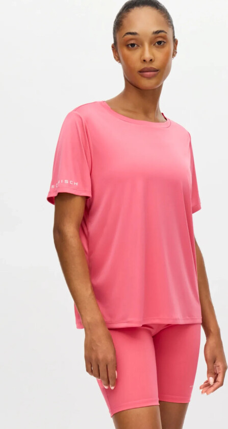 Team Logo Tee - Coral - S
