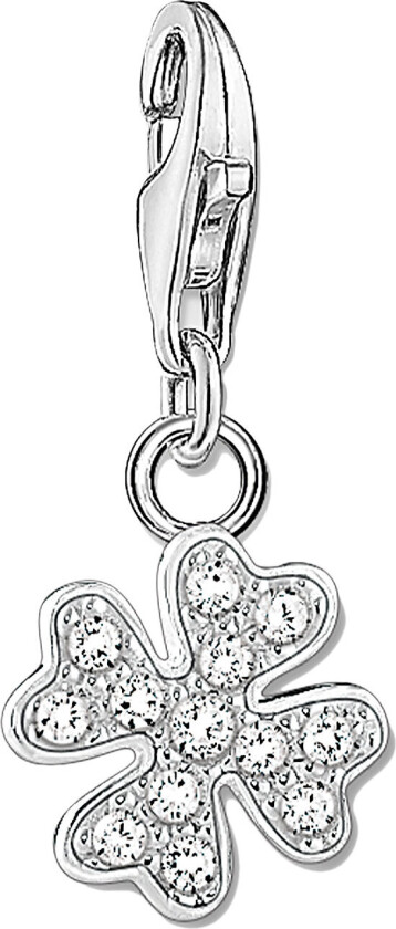 Bilde av Charm Pendant Cloverleaf - Silver - ONE SIZE