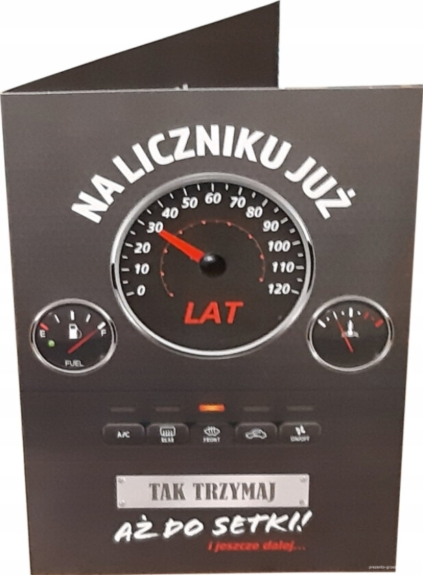 Bursdagskort med utskiftbare sifre