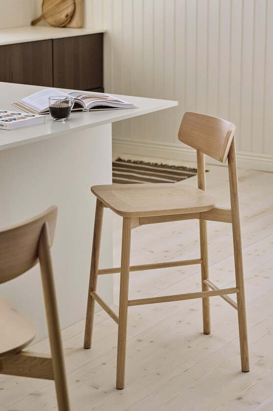 Barstol Rocca - Hvit