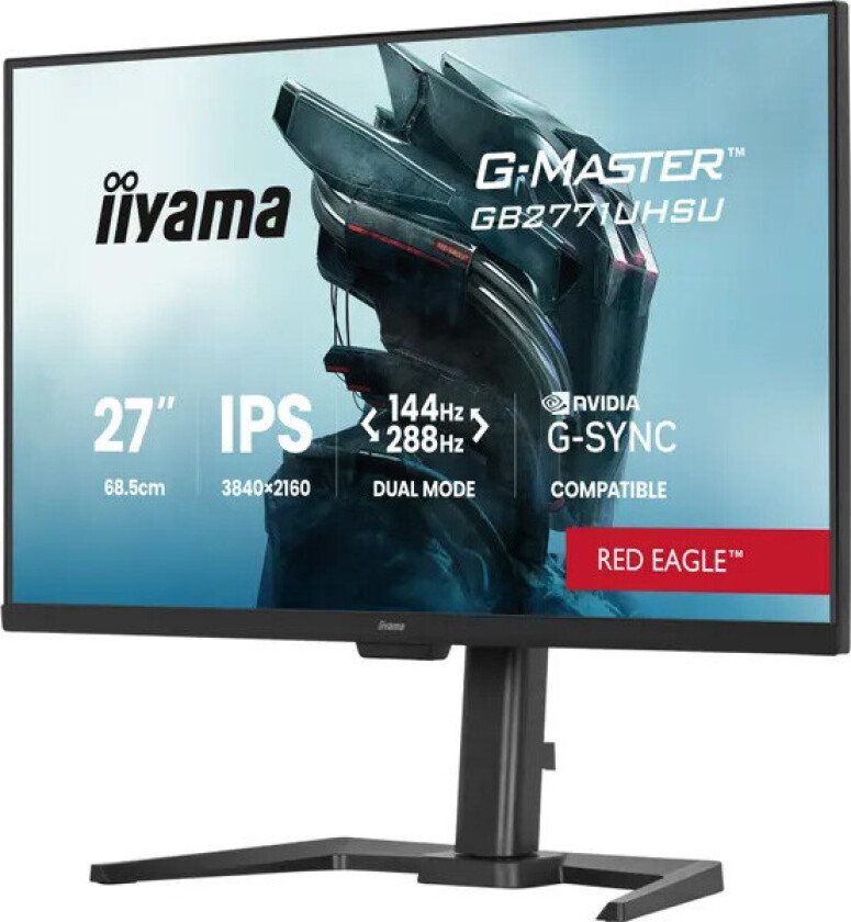 GB2771UHSU-B1 PC-skjerm - 27", 3840x2160, 144Hz, IPS, Svart
