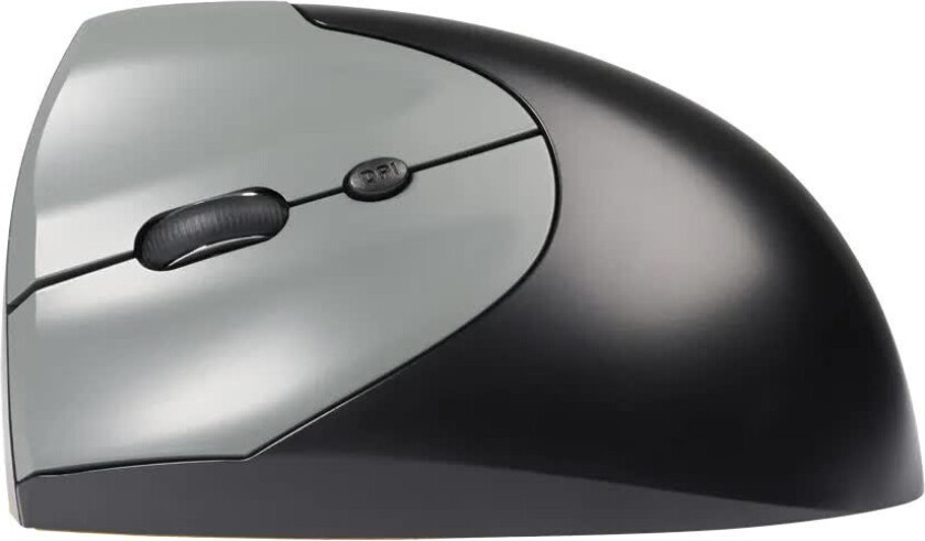 HandShake3 Vertikal Mus ??? Ergonomisk, Bluetooth, USB-C ??? Svart