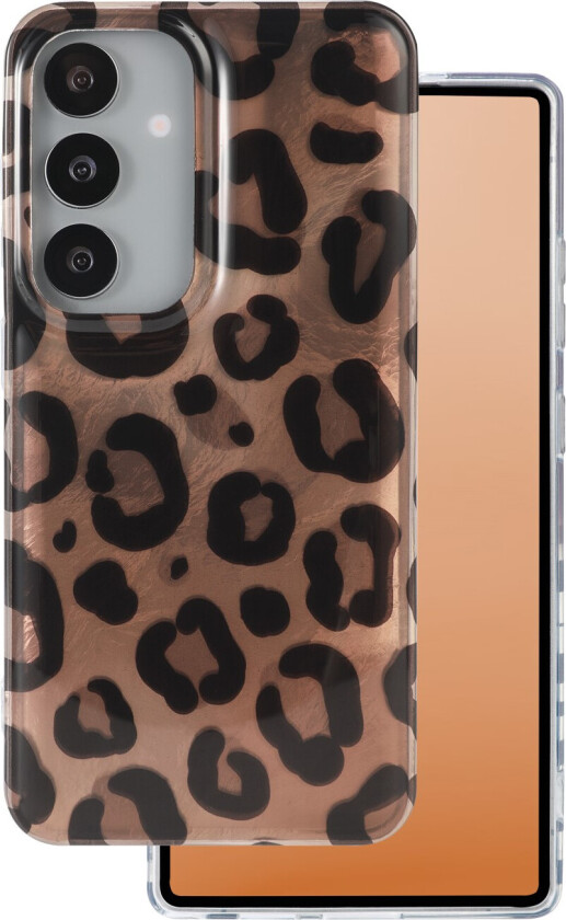 Dyretrykk Deksel for Samsung Galaxy S25 FE - Leopard