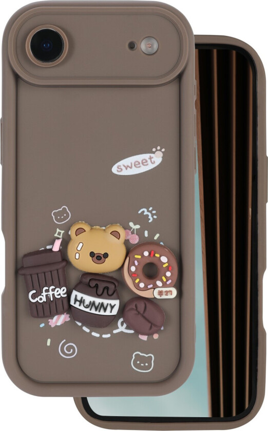 Ultra Trendy 3D-deksel til iPhone 17 Air - Coffee