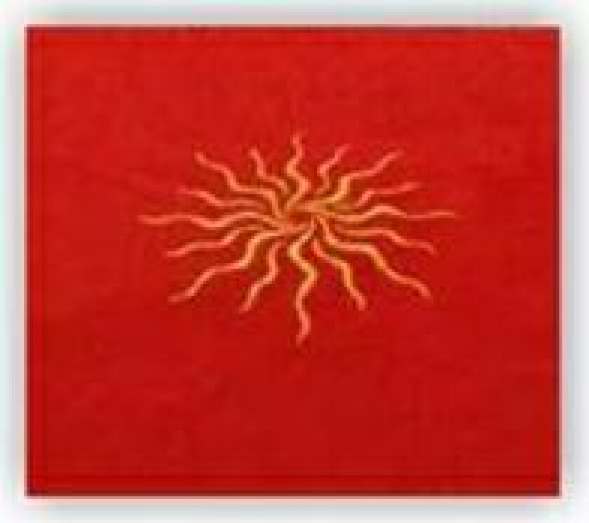 Tarot Cloth Sun Red