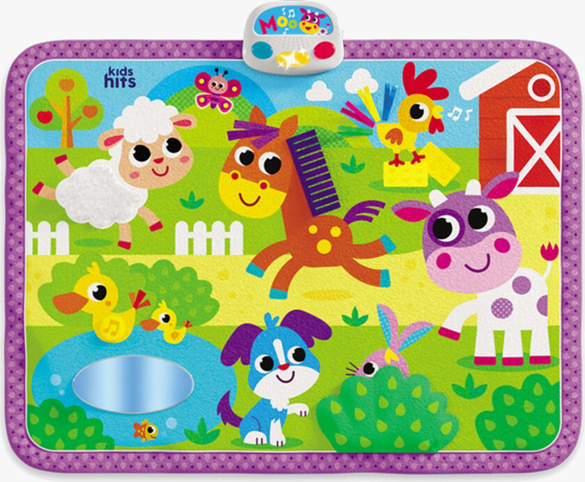 KidsHits Lekematte Farm Friends - Tekstiler - Plast