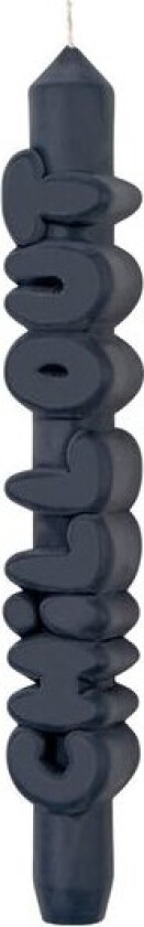 Bilde av 3D kronelys 23 cm CHILL OUT svart