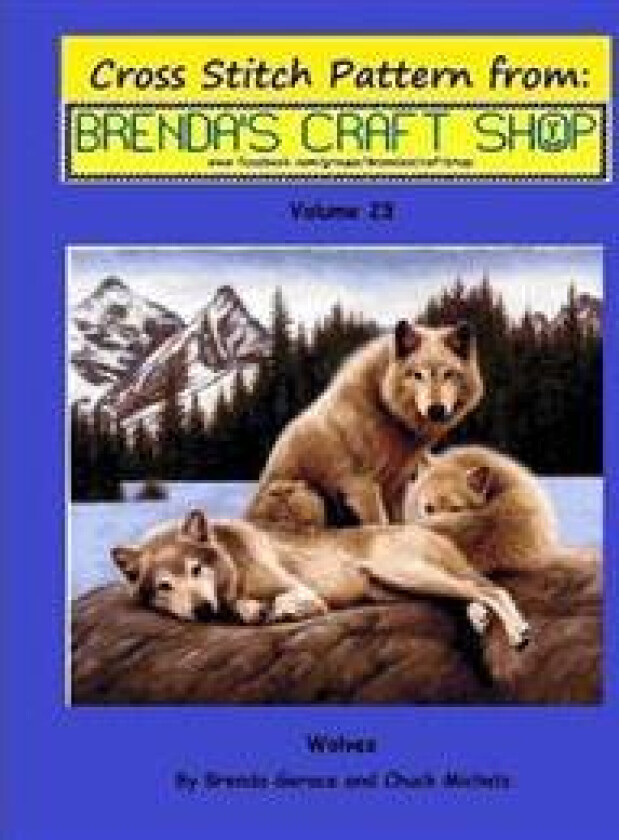 Wolves Cross Stitch Pattern from Brenda's Craft Shop - Volume 23