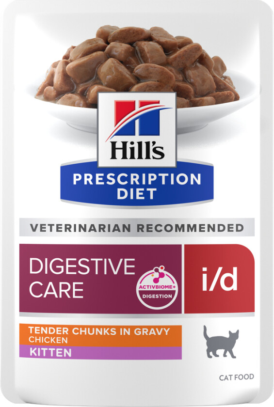 i/d Digestive Care Kitten kylling i saus - 12 x 85 g