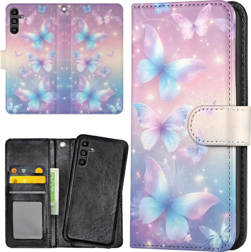 Samsung Galaxy A55 5G - Lommebok Deksel Butterflies