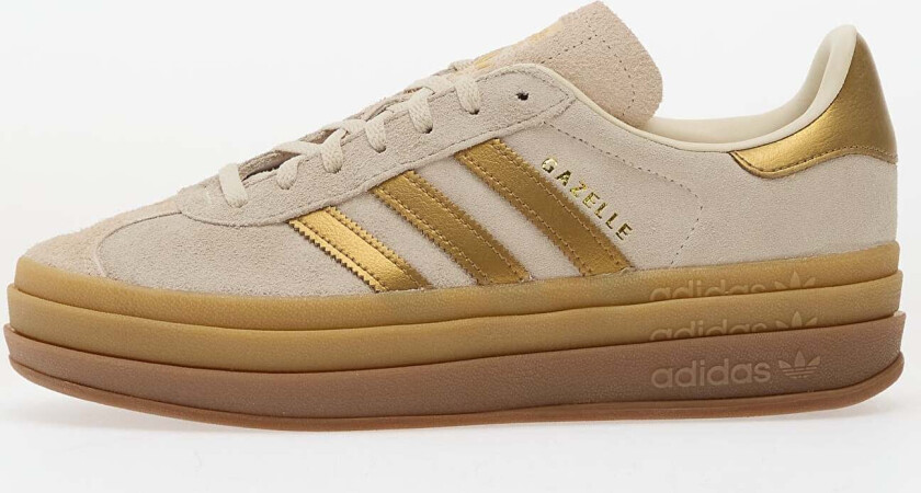 Joggesko adidas Gazelle Bold Cream White/ Cream White/ Brown Desert EUR 40 2/3