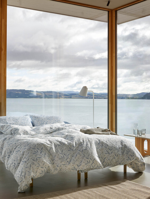 Thale sengesett dempet blå