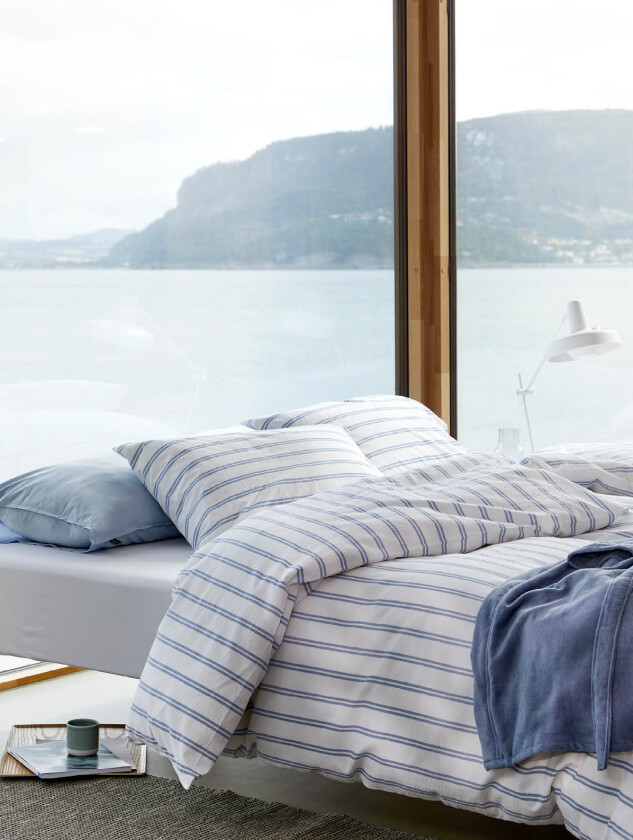 Wiktor sengesett denimblå