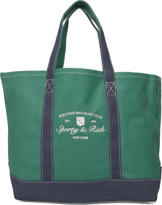 Syracuse Two Tone Tote Bag - Green - ONE SIZE