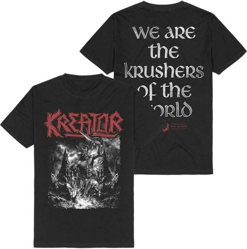 T-skjorte - Krushers of the World - S til 3XL - Herrer - svart
