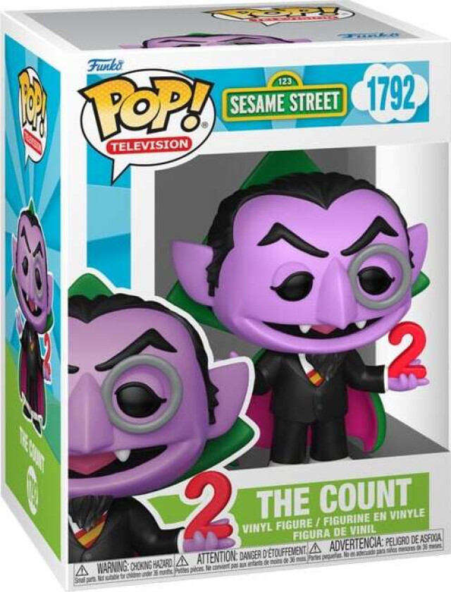 Sesame Street - The Count (Pop! Television) Vinylfigur 1792 - Funko Pop! - Funko Shop Europe