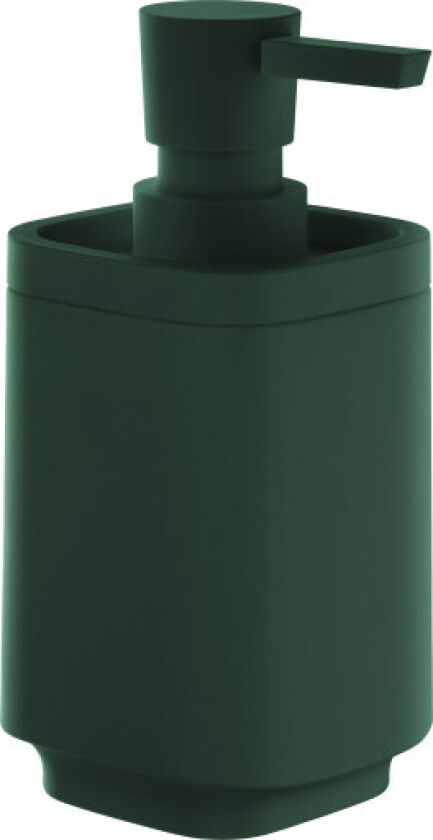 Satin Square såpedispenser, grønn