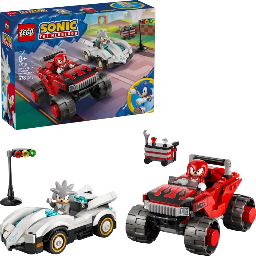 LEGO Sonic 77118 Silvers bil mod Knuckles' monstertruck