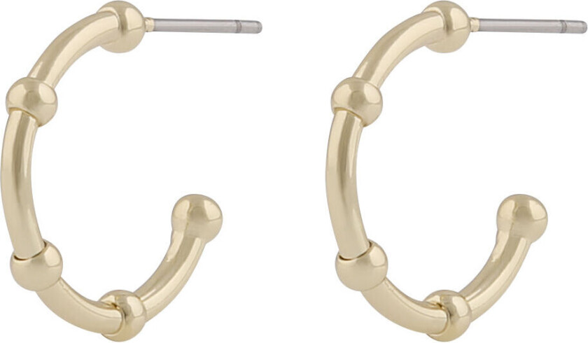 Snö Of Sweden Gina Small Oval Earring Plain Gold Onesize