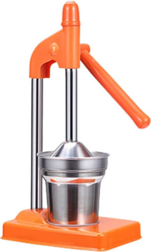 Manuell sitruspresse i støpejern for sitrus- og granateplejuicer, mekanisk fruktpresse i rustfritt stål for appelsiner