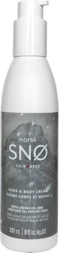 Snø Hand & Body Cream 237ml