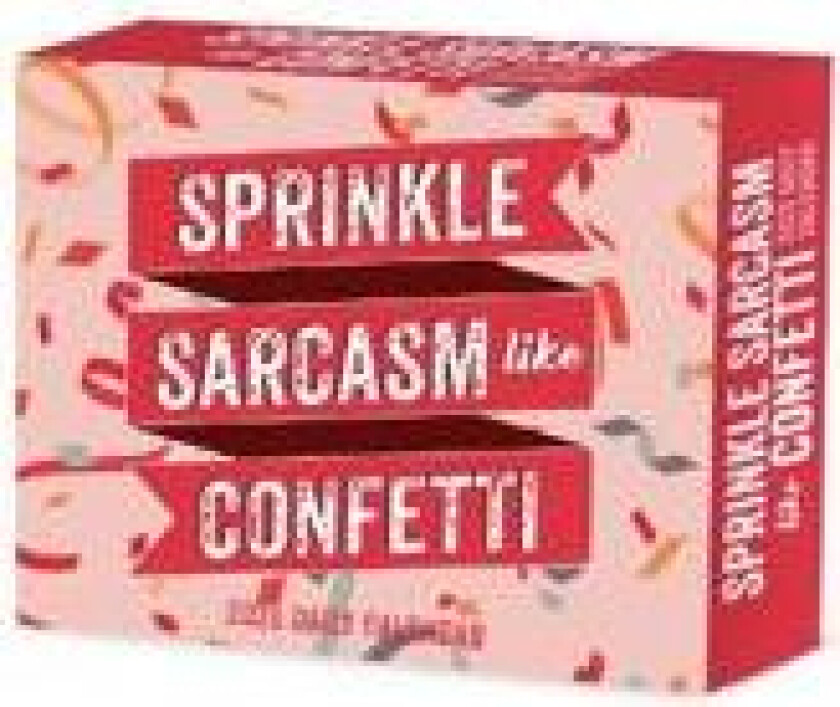 Sprinkle Sarcasm Like Confetti 2026 Box Calendar