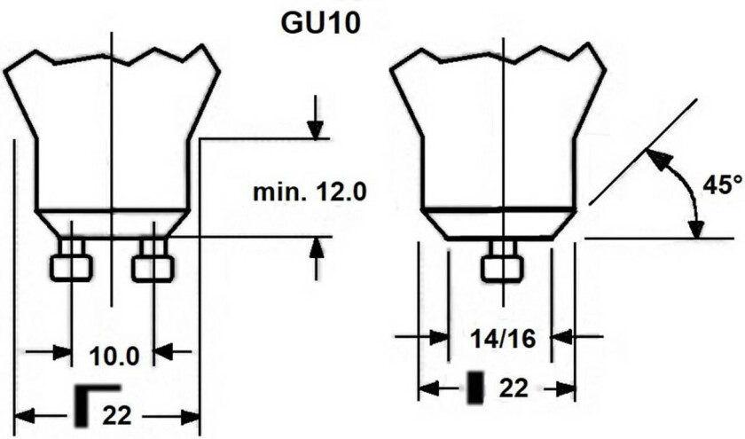 LED-pære SUPERIA RETRO ES50 GU10 4,8 W 927 450 lm dimbar