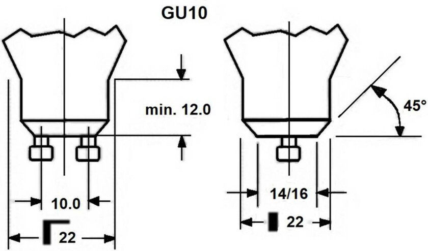 LED-pære SUPERIA RETRO ES50 GU10 4,6 W 965 620 lm 36°