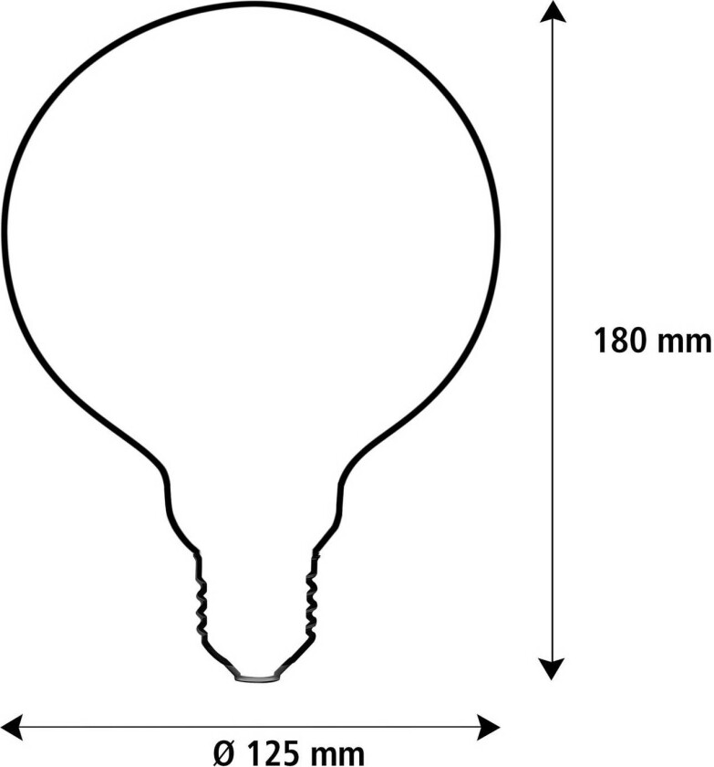 SEGULA LED Elegant Line E27 5W G125 2.200 K Glødetråd dimbar