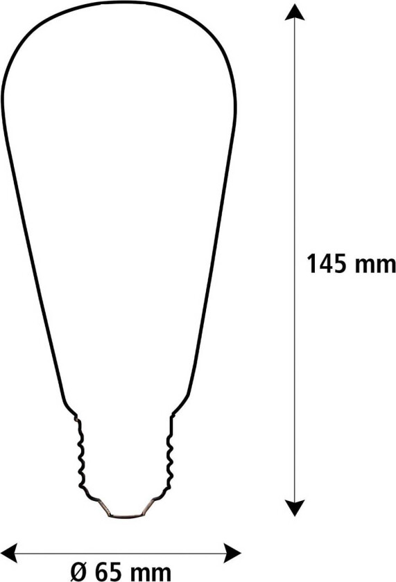 SEGULA LED Elegant Line E27 5W Rustika 2200 K Filament dimbar