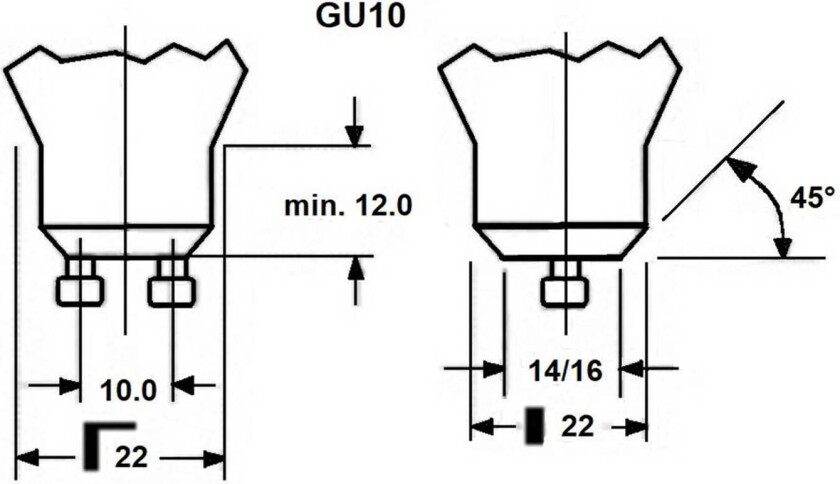 LED-pære SUPERIA RETRO ES50 GU10 4,8 W 965 475 lm 36°