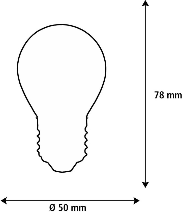 SEGULA LED Elegant Line E27 3W Golfball 2.700 K Filament dimbar