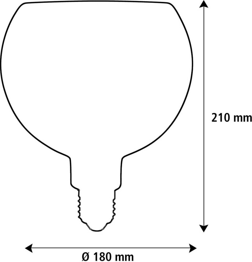 SEGULA LED Floating Filo sand G180 E27 5W 2.200 K dimbar