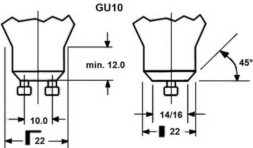 LED-pære SUPERIA RETRO ES50 GU10 3,7 W 965 360 lm 36°