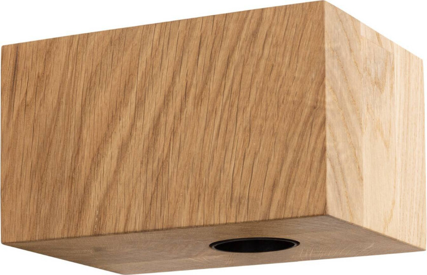 SEGULA vegglampe Cozy, oljet eik, kubeformet, E27