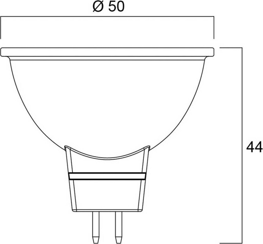 LED-pære SUPERIA RETRO GU5.3 MR16 6,1W 830 621lm dimbar